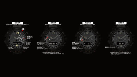 Casio Men's G-SHOCK MASTER OF G MUDMASTER Bluetooth Solar Radio Wave Watch with Biomass Plastic GWG-B1000-1A4JF