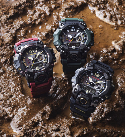 Casio Men's G-SHOCK MASTER OF G MUDMASTER Bluetooth Solar Radio Wave Watch with Biomass Plastic GWG-B1000-1A4JF