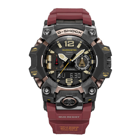 Casio Men's G-SHOCK MASTER OF G MUDMASTER Bluetooth Solar Radio Wave Watch with Biomass Plastic GWG-B1000-1A4JF