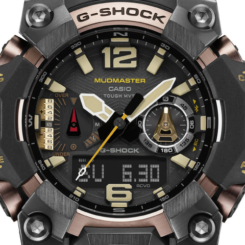 Casio Men's G-SHOCK MASTER OF G MUDMASTER Bluetooth Solar Radio Wave Watch with Biomass Plastic GWG-B1000-1A4JF