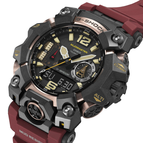 Casio Men's G-SHOCK MASTER OF G MUDMASTER Bluetooth Solar Radio Wave Watch with Biomass Plastic GWG-B1000-1A4JF
