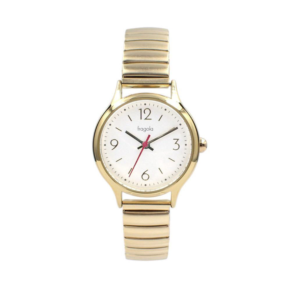 IPPO JAPAN WATCH H00323S5 Watch - Fragola Accordion Watch Gold Stainless Steel Water Resistant Elegant Design
