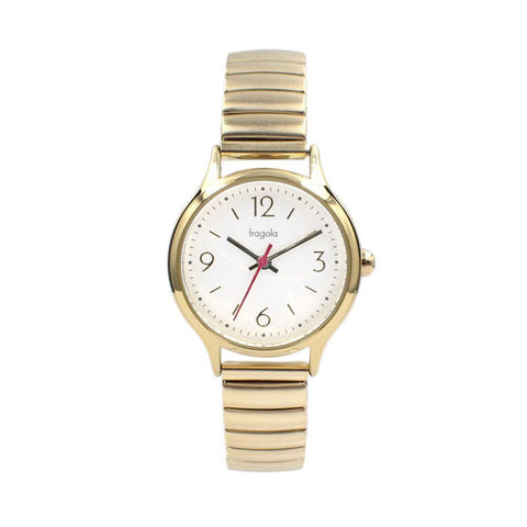 IPPO JAPAN WATCH H00323S5 Watch - Fragola Accordion Watch Gold Stainless Steel Water Resistant Elegant Design