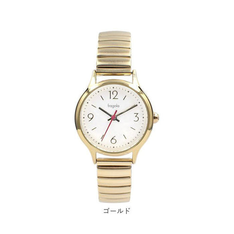 IPPO JAPAN WATCH H00323S5 Watch - Fragola Accordion Watch Gold Stainless Steel Water Resistant Elegant Design (Image 4)