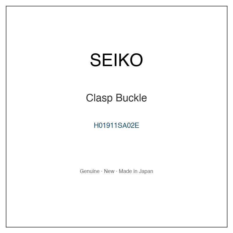 SEIKO H01911SA02E Watch Parts