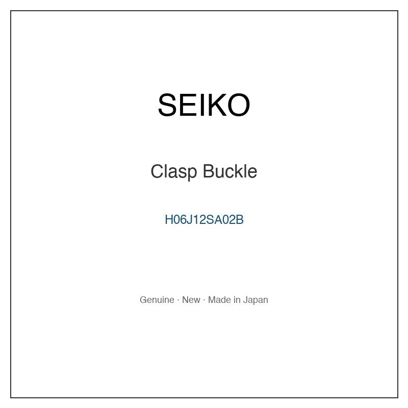 SEIKO H06J12SA02B Watch Parts