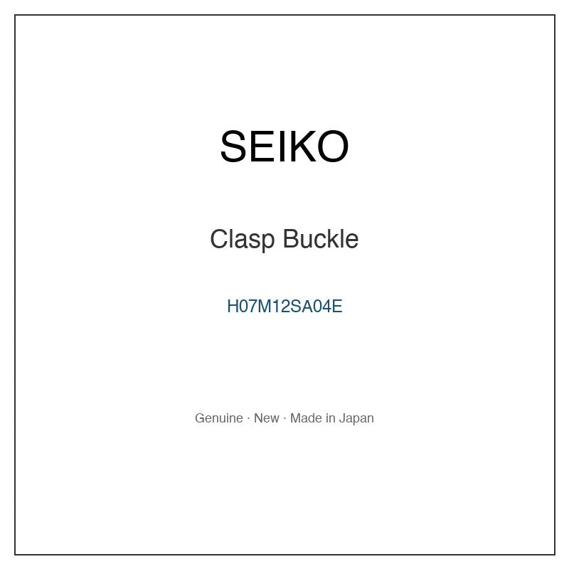 SEIKO H07M12SA04E Watch Parts
