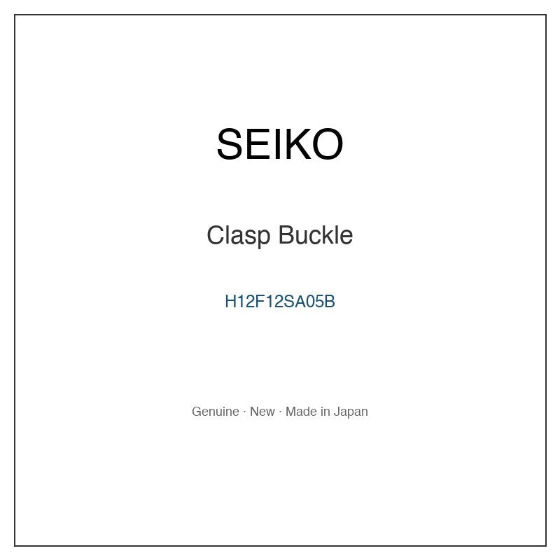 SEIKO H12F12SA05B Watch Parts