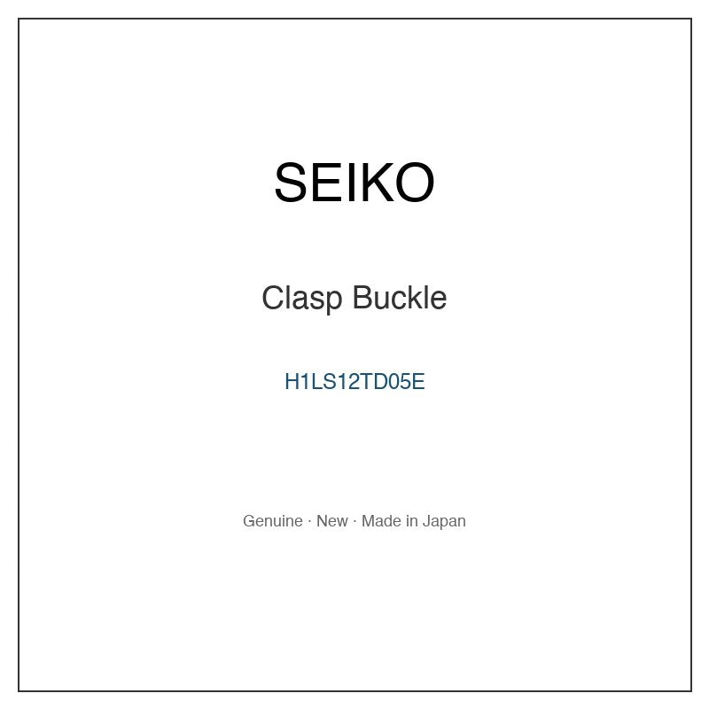 SEIKO H1LS12TD05E Watch Parts