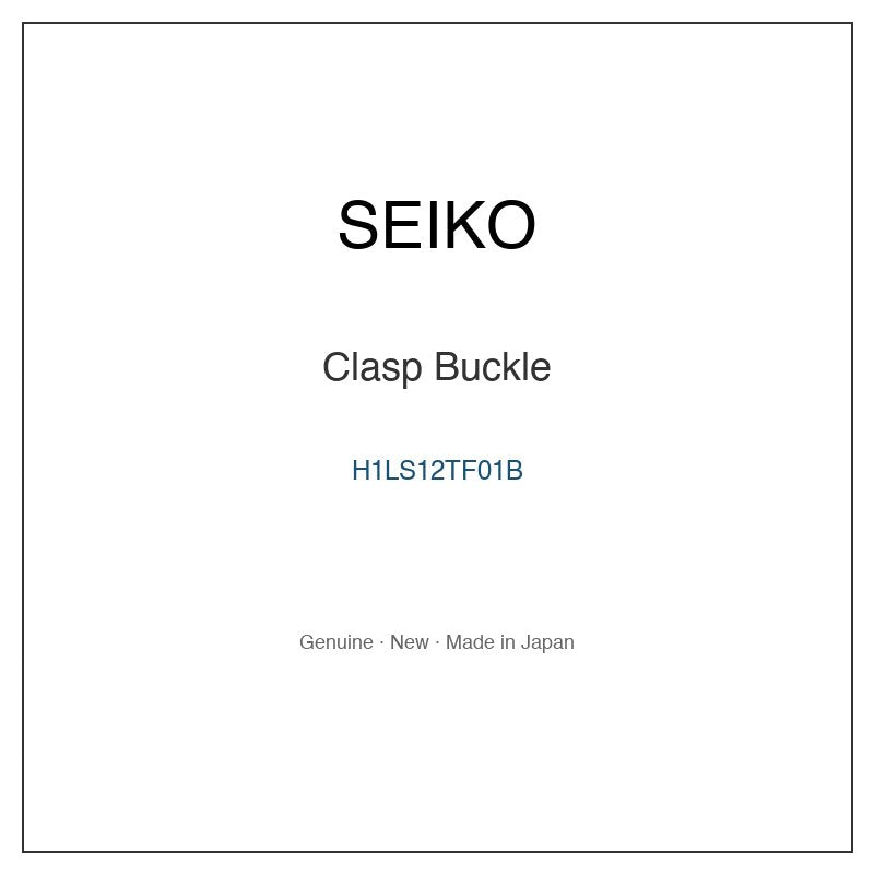 SEIKO H1LS12TF01B Watch Parts