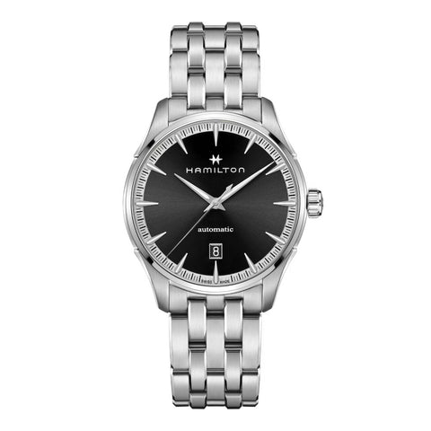 HAMILTON H324751330 Watch - Jazzmaster 40mm Stainless Steel Bracelet Automatic Sapphire Crystal Water Resistant