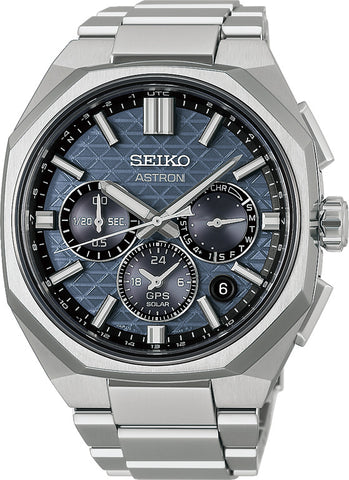 SEIKO HAB001J Solar GPS Satellite Timekeeping Limited Edition Blue Elegant Design Premium Quality