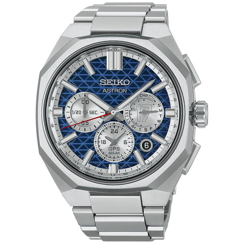 SEIKO HAB012J Limited Edition Solar GPS Satellite Timekeeping Blue Dial Chronograph 1700 Pieces Only [Pre-Order: Ships after release]