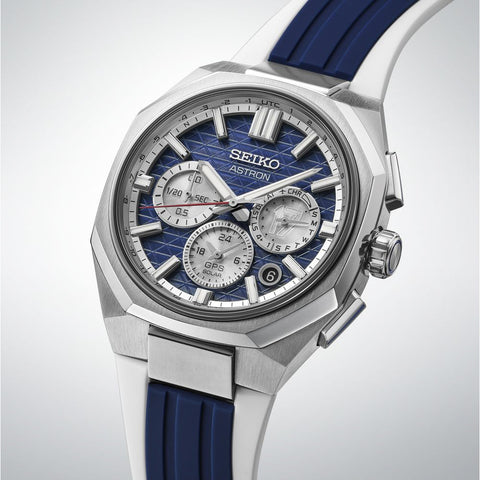 SEIKO HAB012J Limited Edition Solar GPS Satellite Timekeeping Blue Dial Chronograph 1700 Pieces Only [Pre-Order: Ships after release]