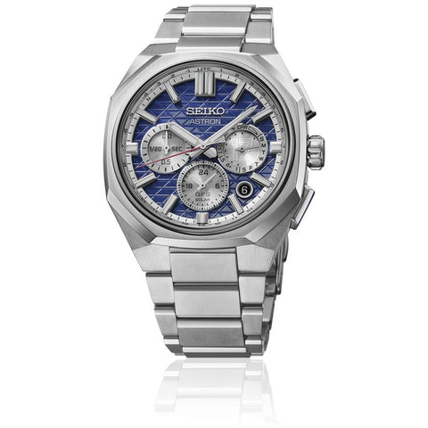 SEIKO HAB012J Limited Edition Solar GPS Satellite Timekeeping Blue Dial Chronograph 1700 Pieces Only [Pre-Order: Ships after release]