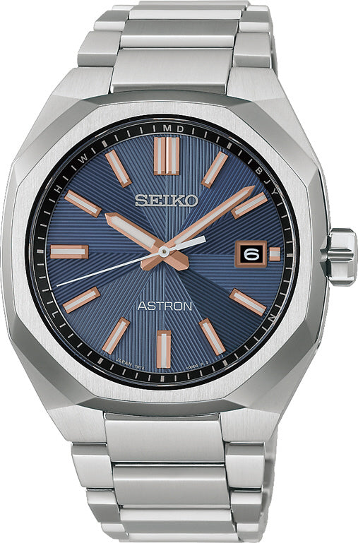 SEIKO HAC001J Watch - Solar Powered GPS Timekeeping Elegant Navy Design Sapphire Crystal Water Resistant