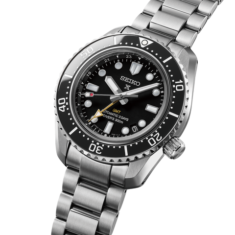 Seiko HBC002J HBC002 Mechanical Prospex Diver Scuba GMT Stainless Stee ...