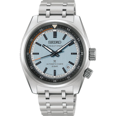 SEIKO HBC003J Mechanical Automatic Watch with Hand-Winding Blue Dial Stainless Steel Case Water Resistant