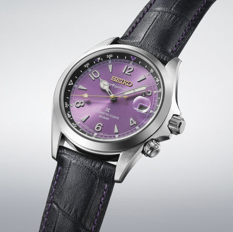 SEIKO HBC006J Limited Edition 145th Anniversary Automatic Mechanical Watch Purple Dial 7000 Pieces Only