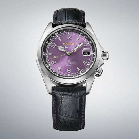 SEIKO HBC006J Limited Edition 145th Anniversary Automatic Mechanical Watch Purple Dial 7000 Pieces Only