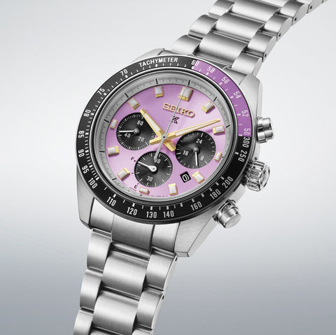 SEIKO HBJ005P Limited Edition 8000 Pieces Solar Powered Prospex 145th Anniversary Purple Dial Dive Watch