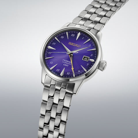 SEIKO HCB006J Limited Edition Mechanical Automatic Watch 145th Anniversary Presage Purple Dial 6000 Pieces Only