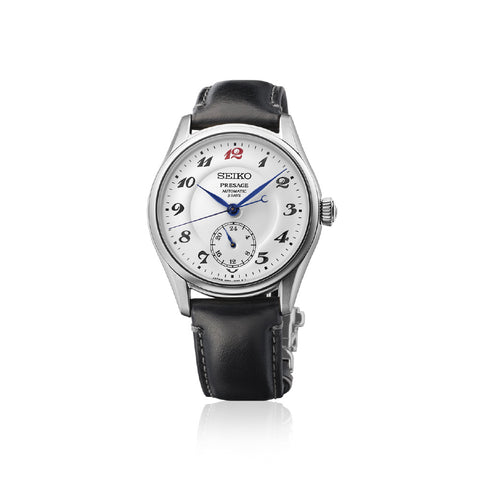 SEIKO HCC005J Mechanical Automatic Watch - Hand-Winding Feature - Elegant White Dial - Limited Edition Presage