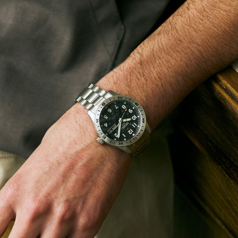 Seiko HDB006J mechanical sports Field series analog 4R36  Stainless Steel strap 2026.6 release