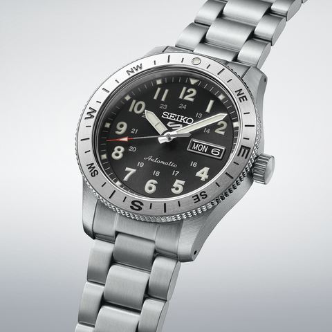 Seiko HDB006J mechanical sports Field series analog 4R36  Stainless Steel strap 2026.6 release