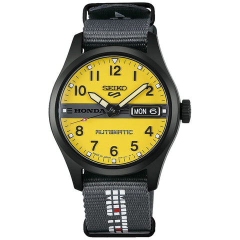 SEIKO HDB010J Limited Edition Mechanical Automatic Hand-Winding Seiko 5 Sports Collaboration Model Yellow 8000 Pieces [Pre-Order: Releases Sep 5, 2026]
