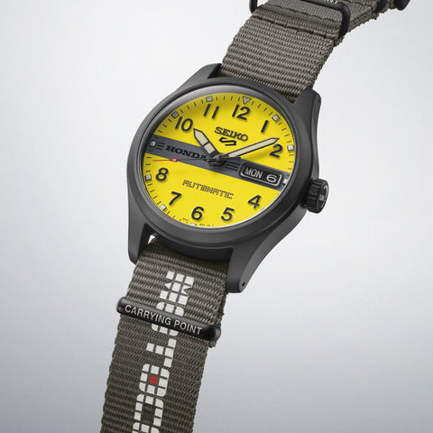 SEIKO HDB010J Limited Edition Mechanical Automatic Hand-Winding Seiko 5 Sports Collaboration Model Yellow 8000 Pieces [Pre-Order: Releases Sep 5, 2026]
