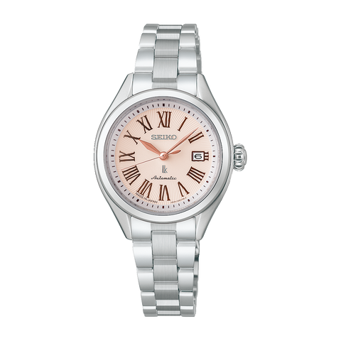Seiko HEA001J Mechanical LUKIA Grow analog Stainless Steel strap ladie ...