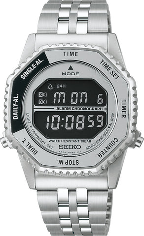 SEIKO HFL002P Silver Quartz Watch Elegant Design Water Resistant Classic Style Authentic