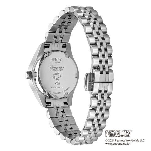 HENRY LONDON HL26 B 0461 Snoopy Collaboration Watch with 2 Year Warranty Stylish Aqua Design and Authentic Quality