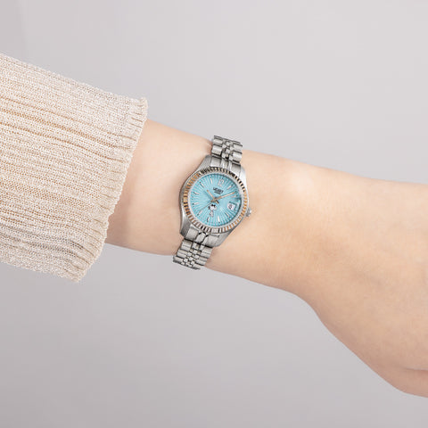 HENRY LONDON HL26 B 0461 Snoopy Collaboration Watch with 2 Year Warranty Stylish Aqua Design and Authentic Quality