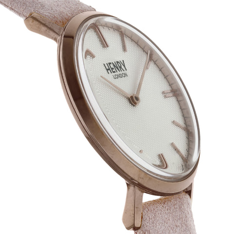 HL34CSSPKRG Regency Watch 2-Year Warranty Elegant White Design Water Resistant Stylish Rose Gold Accents