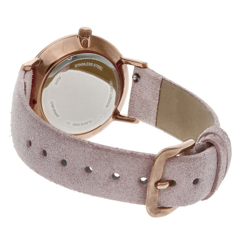 HL34CSSPKRG Regency Watch 2-Year Warranty Elegant White Design Water Resistant Stylish Rose Gold Accents