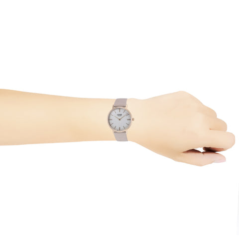 HL34CSSPKRG Regency Watch 2-Year Warranty Elegant White Design Water Resistant Stylish Rose Gold Accents