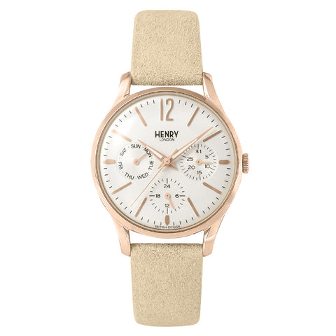 HL34MS0444IV PIMLICO 2-Year Warranty White Elegant Design Water Resistant Stylish Timepiece