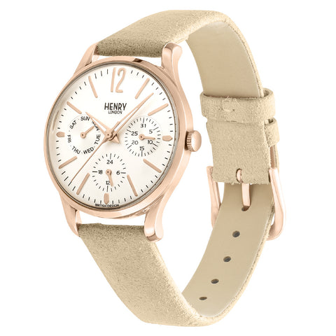 HL34MS0444IV PIMLICO 2-Year Warranty White Elegant Design Water Resistant Stylish Timepiece