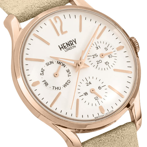 HL34MS0444IV PIMLICO 2-Year Warranty White Elegant Design Water Resistant Stylish Timepiece