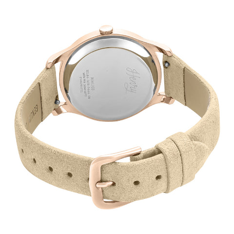 HL34MS0444IV PIMLICO 2-Year Warranty White Elegant Design Water Resistant Stylish Timepiece