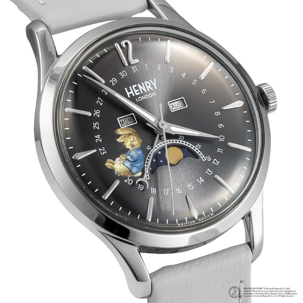 HENRY LONDON HL39-LM-0209-PR Watch - Peter Rabbit Collaboration 2-Year Warranty Gray Elegant Design Timeless Style (Image 3)