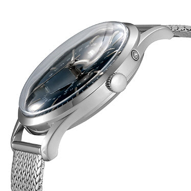 HL39LM0085 Knights Bridge Navy Watch 2-Year Warranty Water Resistant Stylish Design Classic Elegance