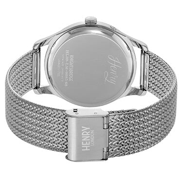 HL39LM0085 Knights Bridge Navy Watch 2-Year Warranty Water Resistant Stylish Design Classic Elegance