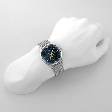 HL39LM0085 Knights Bridge Navy Watch 2-Year Warranty Water Resistant Stylish Design Classic Elegance