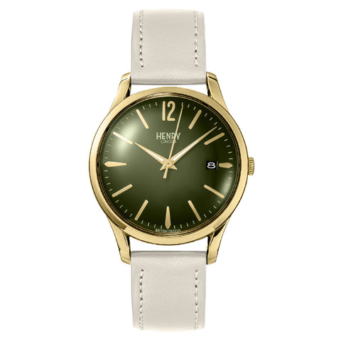 HL39M0102WH Finchley Green Watch 2-Year Warranty Stylish Design Water-Resistant Durable Materials