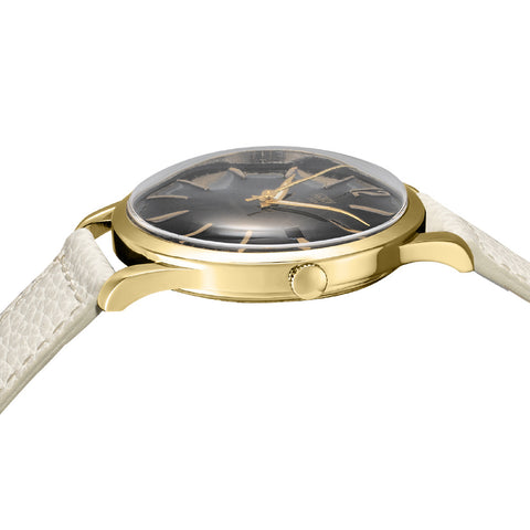 HL39M0178WH Heritage 2-Year Warranty Black Stainless Steel Water Resistant Elegant Design
