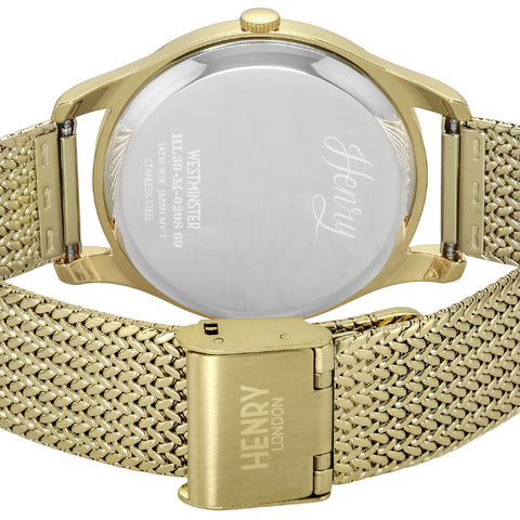 HL39M0208EST ESTNATION LIMITED Gold Premium Design 2-Year Warranty Water Resistant Elegant Style