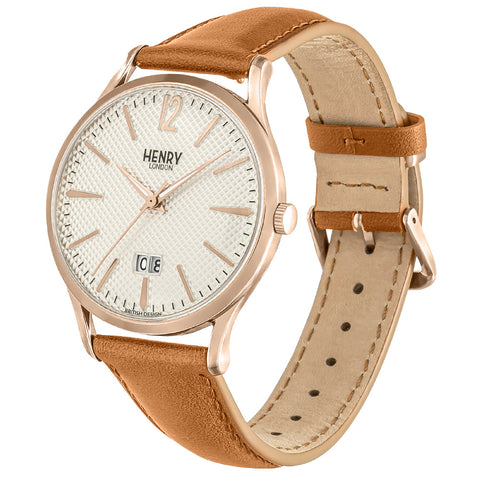 HL41JS0038TAN RICHMOND Silver Watch 2-Year Warranty Japanese Movement Elegant Design Water Resistant